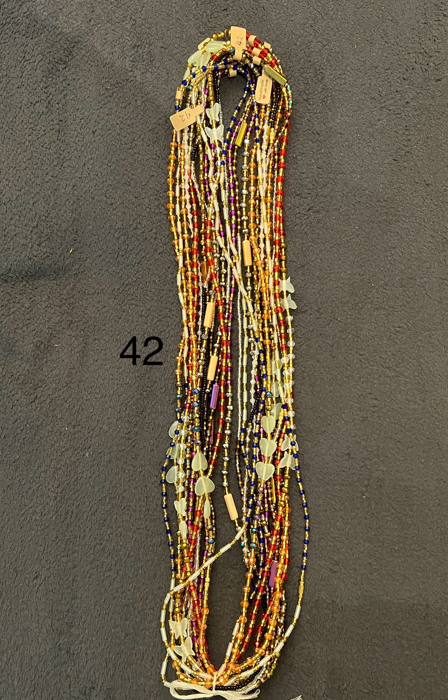 Authentic Handmade waist beads from Ghana