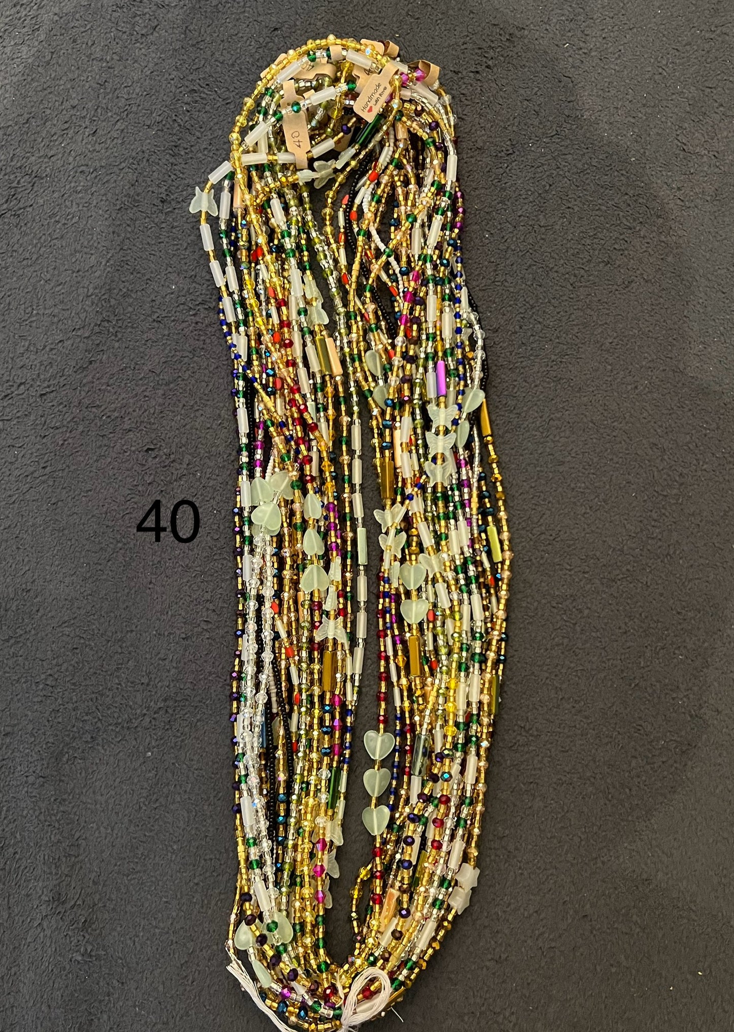 Authentic Handmade waist beads from Ghana