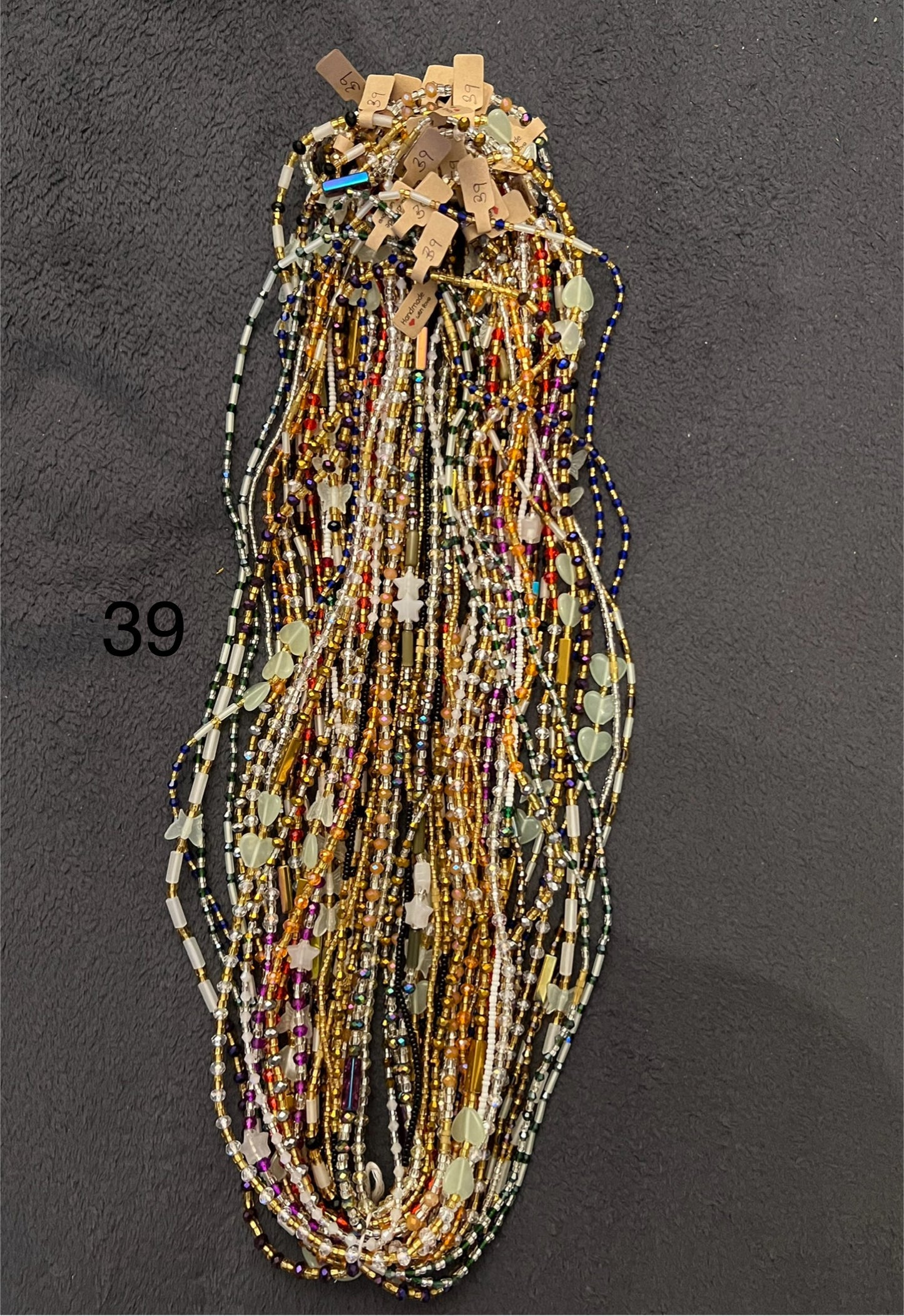 Authentic Handmade waist beads from Ghana
