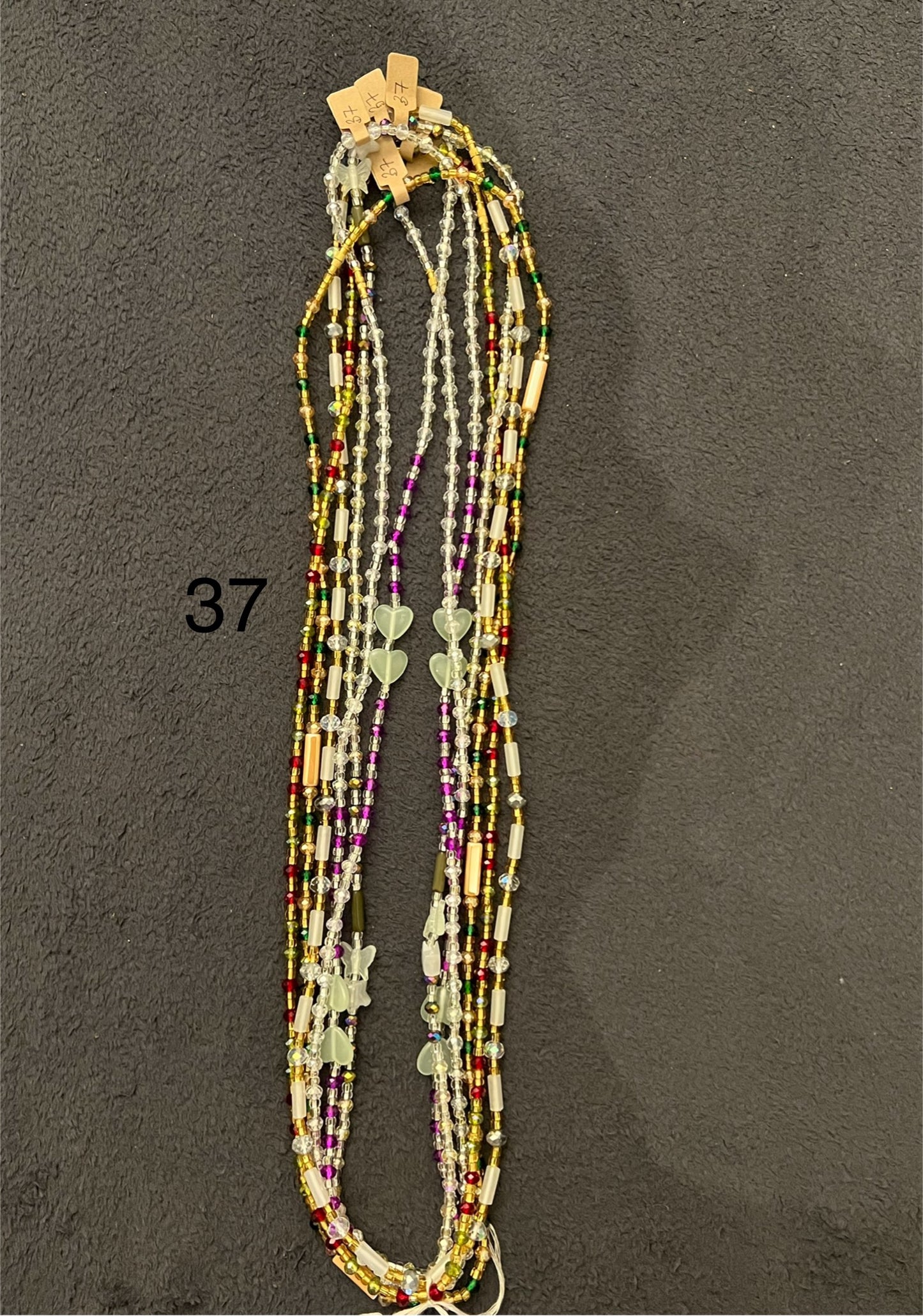 Authentic Handmade waist beads from Ghana