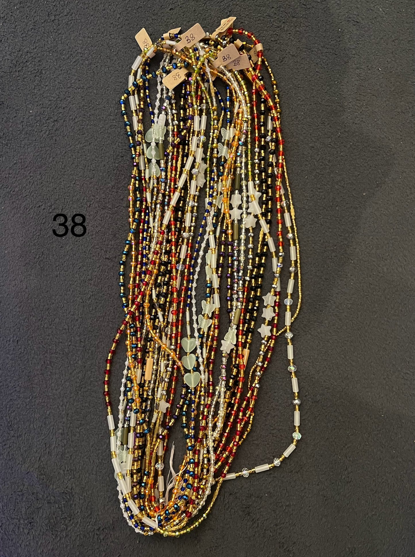 Authentic Handmade waist beads from Ghana