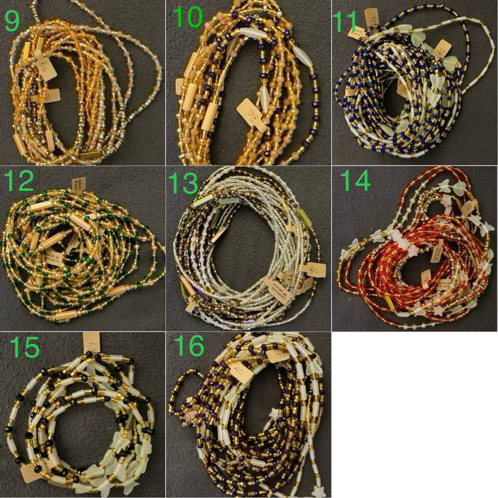 Authentic Handmade waist beads from Ghana