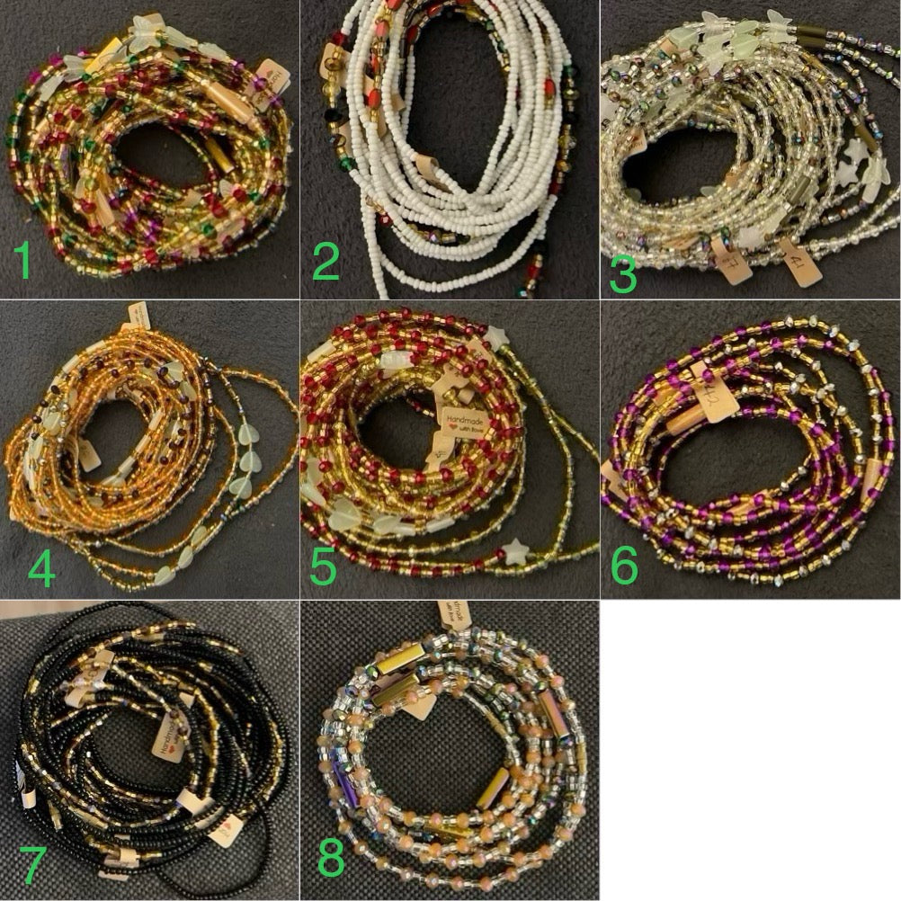 Authentic Handmade waist beads from Ghana