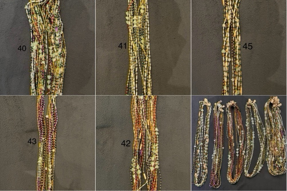 Authentic Handmade waist beads from Ghana